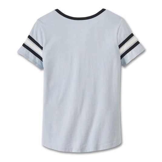 Women's American Notch Neck Tee - Skyway