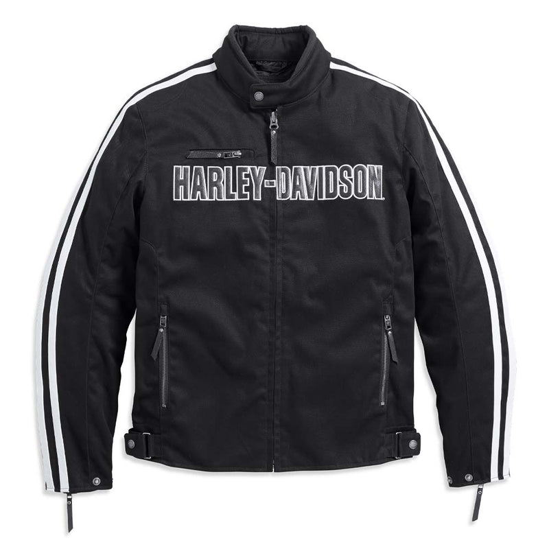 Load image into Gallery viewer, Men&#39;s Rally Water-Resistant Textile Riding Jacket
