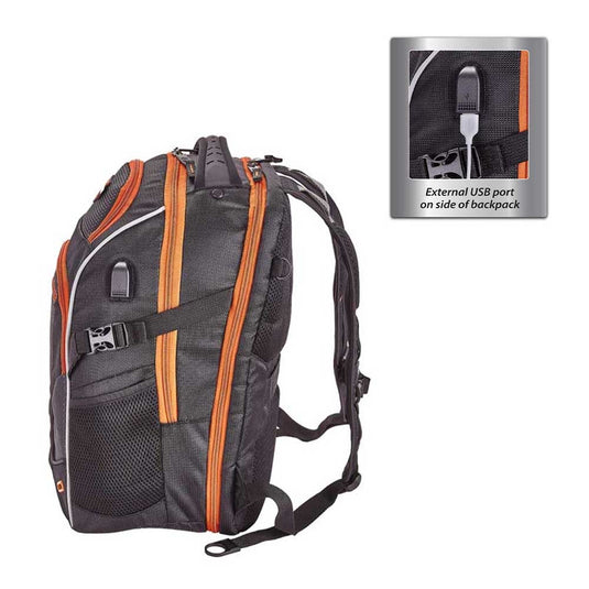 Renegade II Hi-Tech Backpack with External USB Port