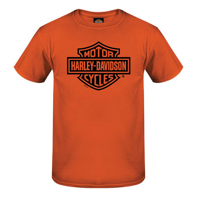 Men's Bar & Shield Dealer Tee - Orange