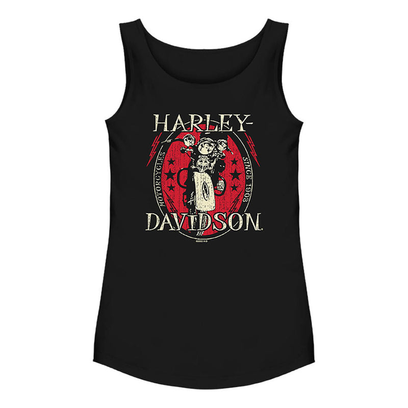 Load image into Gallery viewer, Women&#39;s Harley Rock Dealer Tank Tee
