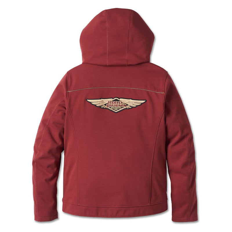 Load image into Gallery viewer, Women&#39;s 120th Anniversary Deflector Riding Fleece - Merlot
