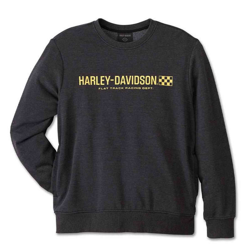 Load image into Gallery viewer, Men&#39;s Trophy Bar &amp; Shield Crew Neck Sweatshirt - Black Beauty
