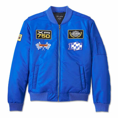 Men's At the Crank Bomber Jacket - Lapis Blue