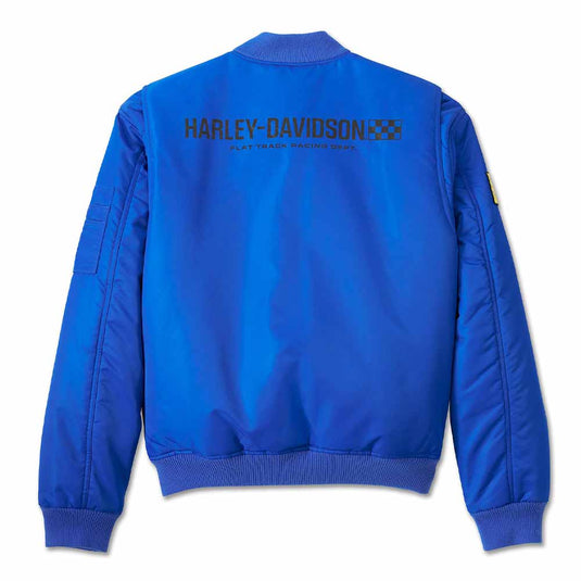 Men's At the Crank Bomber Jacket - Lapis Blue