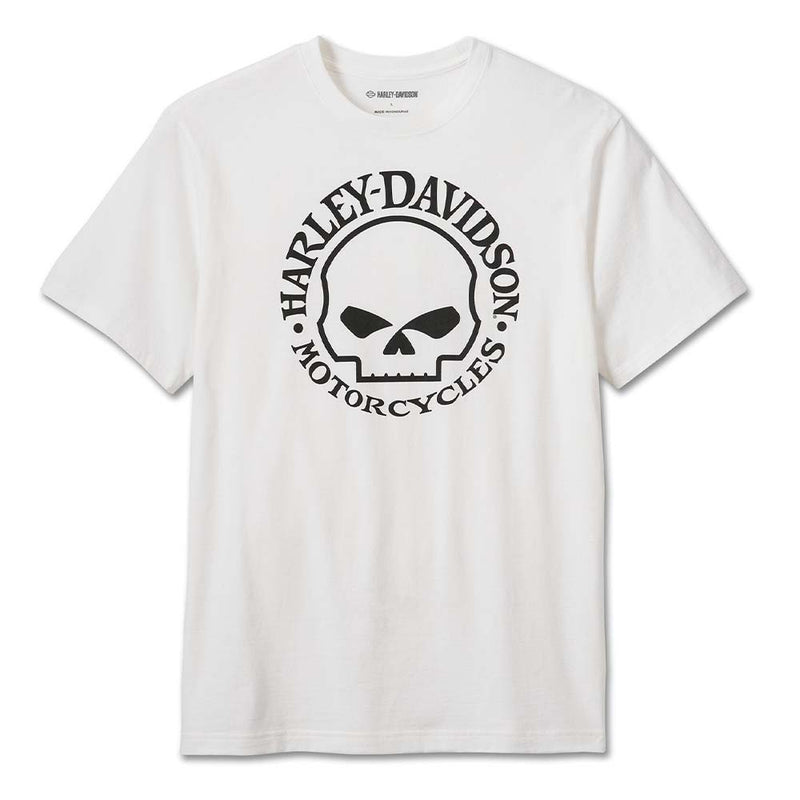 Load image into Gallery viewer, Men&#39;s Willie G Skull Tee - White
