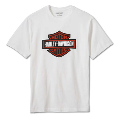 Men's Bar & Shield Tee - White
