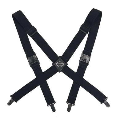Men's Bar & Shield Adjustable Elastic Suspenders