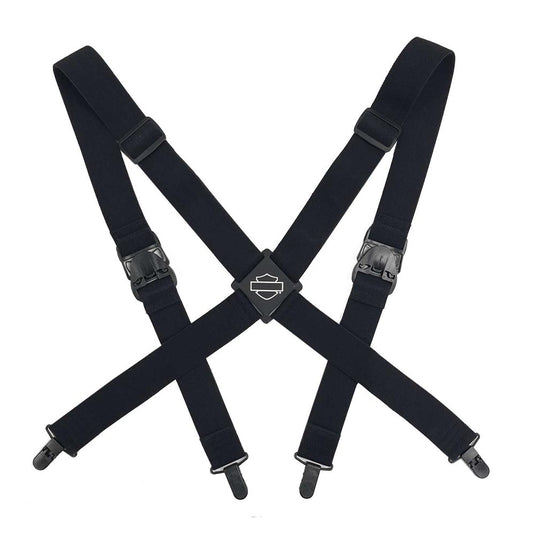 Men's Bar & Shield Adjustable Elastic Suspenders