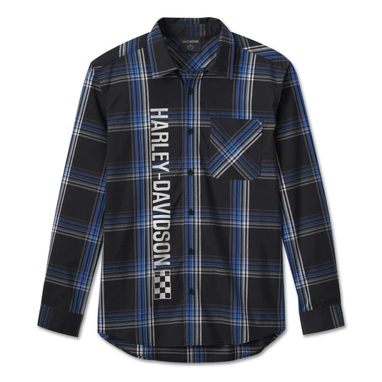harley davidson long sleeve dress shirts Men's The Bagger Long Sleeve Shirt