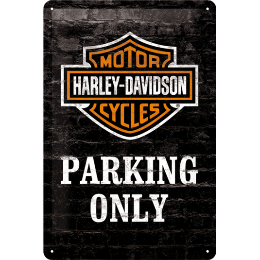 Harley-Davidson Parking Only Tin Sign