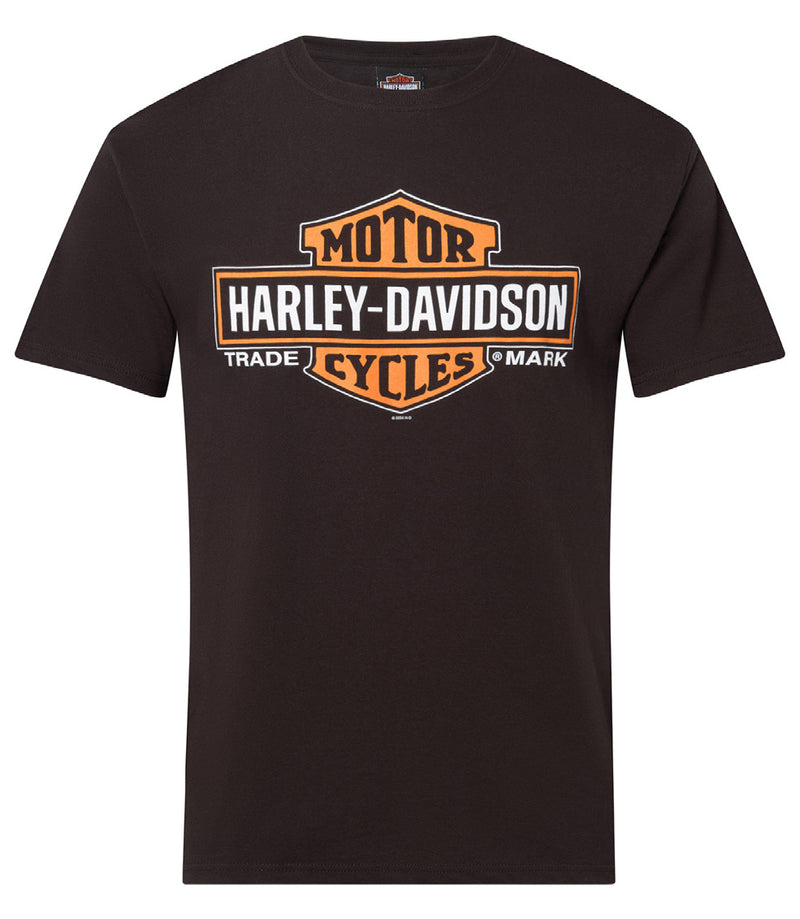 Load image into Gallery viewer, Men's Elongated B&amp;S on Black Dealer Tee
