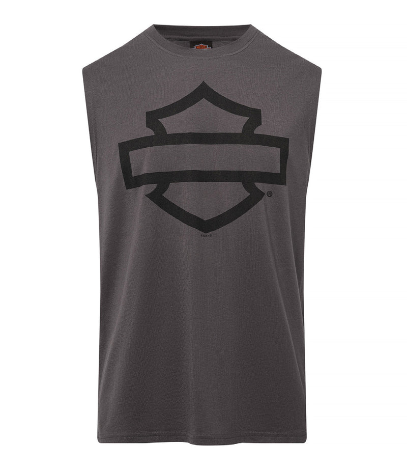 Load image into Gallery viewer, Men&#39;s Open Bar and Shield Dealer Muscle Tee
