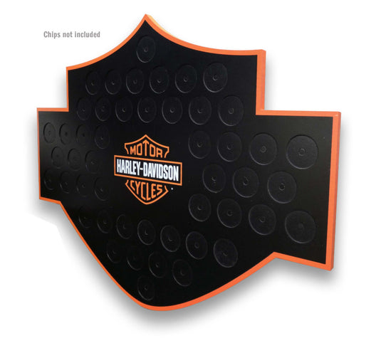HD Bar and Shield Poker Chip Collector's Magnetic Frame