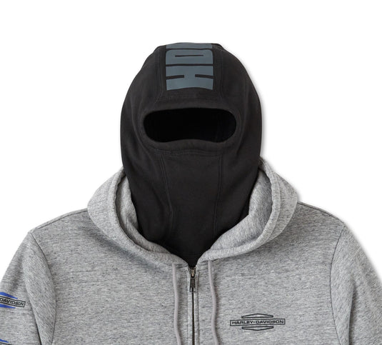 Roaring Balaclava Hoodie - Grey Heather