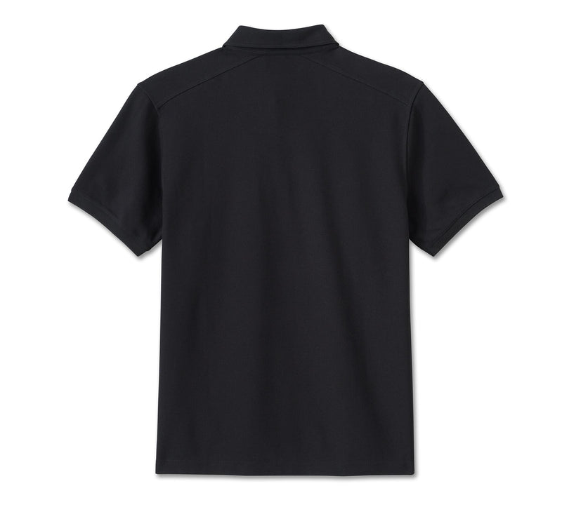 Load image into Gallery viewer, Stacked Bar &amp; Shield Polo
