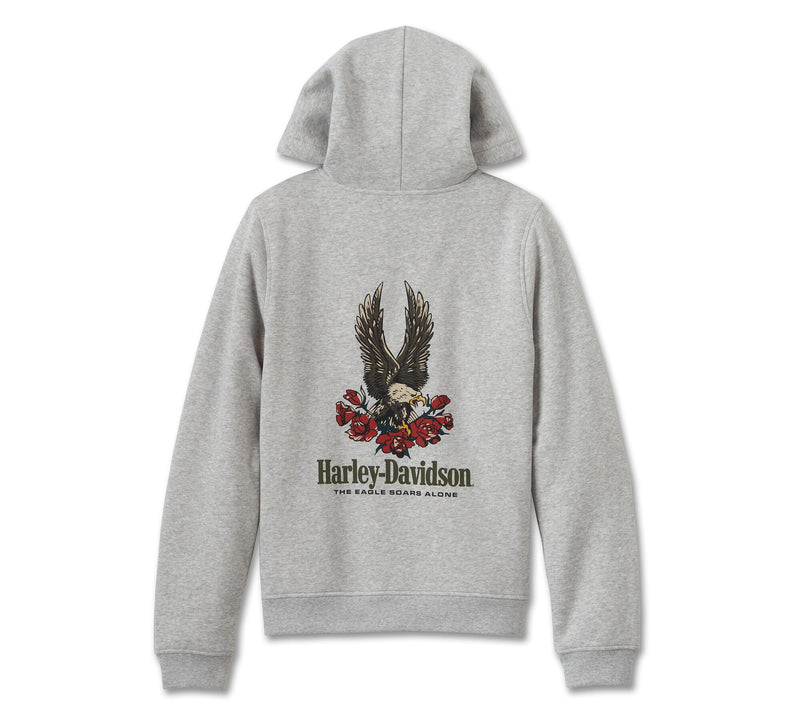 Load image into Gallery viewer, Women&#39;s Harley-Davidson Forever Flannel Lined Full Zip Hoodie
