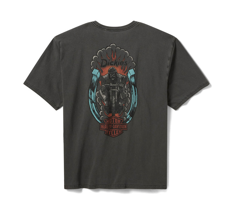 Load image into Gallery viewer, Dickies x H-D 1930's Moto Racer Heavyweight Pigment Dyed Tee.
