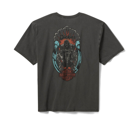 Dickies x H-D 1930's Moto Racer Heavyweight Pigment Dyed Tee.