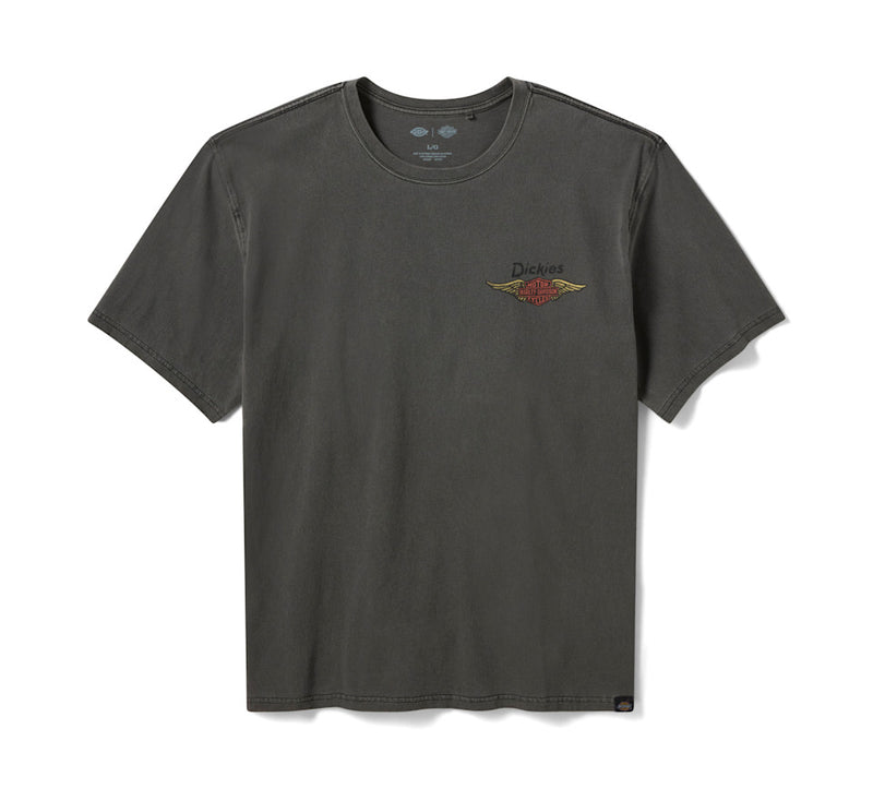 Load image into Gallery viewer, Dickies x H-D 1930's Moto Racer Heavyweight Pigment Dyed Tee.
