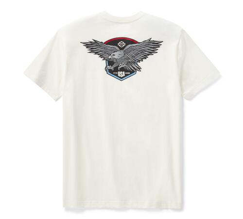 Men's Liberty Eagle T-Shirt White
