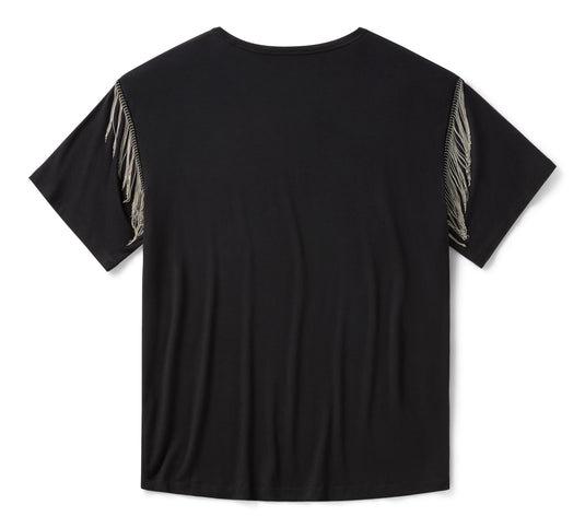 Women's Vintage Fringe Live to Ride Tee