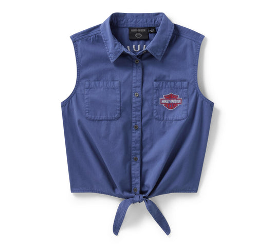 H-D® Essential Tie Front Top