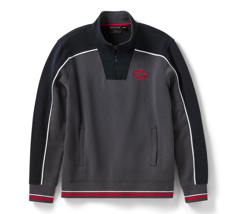 Load image into Gallery viewer, Men's Screamin' Eagle 1/4 Zip Fleece Pullover
