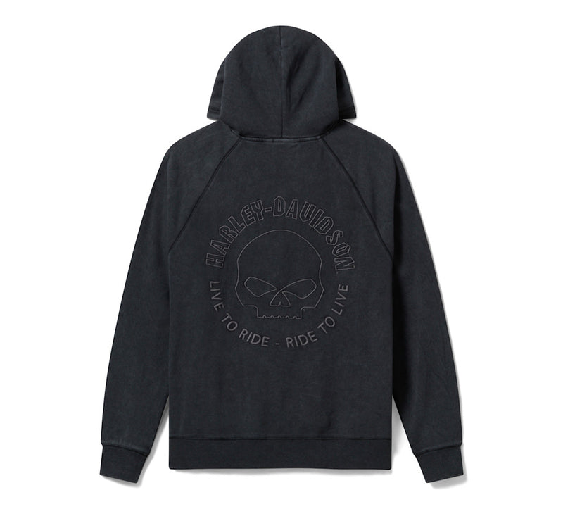 Load image into Gallery viewer, Men's Willie G Dark Custom Skull Pullover Hoodie
