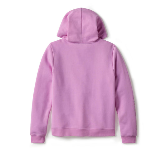 Essential Bling Pullover Fleece Hoodie - Orchid
