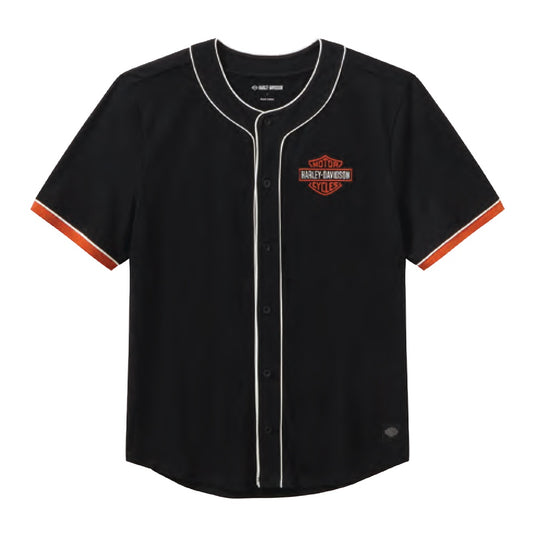 Harley-Davidson Baseball Jersey Essential Bar & Shield black