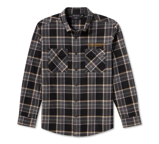 Willie G™ Dark Custom Heavy Weight Flannel Shirt