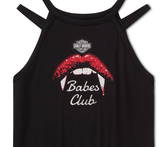 Women's Bling Immortal Shoulder Strap Top