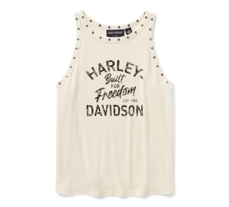 Load image into Gallery viewer, Women's H-D American Classic Studded Tank - Birch
