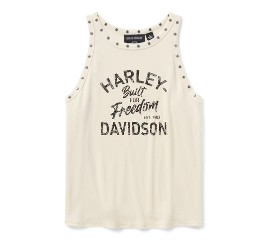 Women's H-D American Classic Studded Tank - Birch
