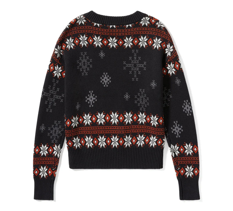 Load image into Gallery viewer, Women&#39;s Harley Holiday Sweater - Harley Black
