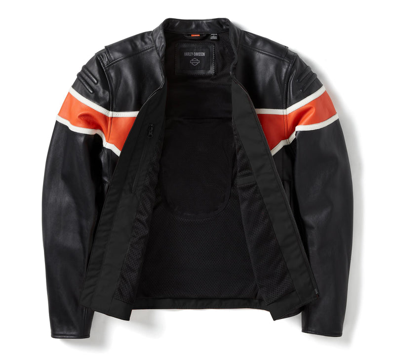 Load image into Gallery viewer, H-D Trenton Leather Riding Jacket
