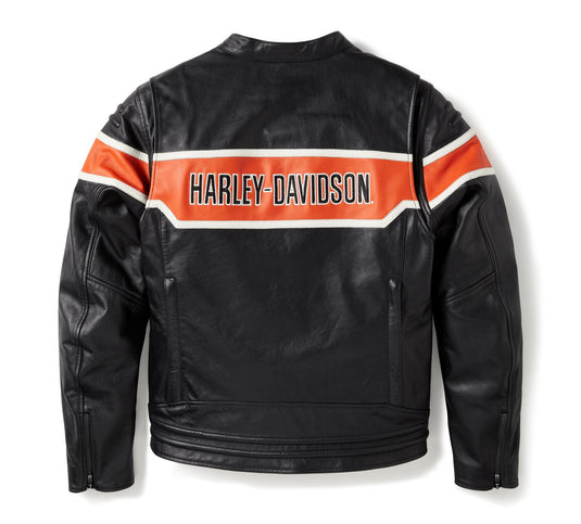 harley davidson motorcycle gear H-D Trenton Leather Riding Jacket – West Coast Harley-Davidson