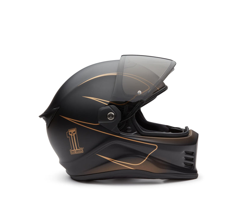 Load image into Gallery viewer, Willie G Dark Custom Division X15 Full Face Helmet
