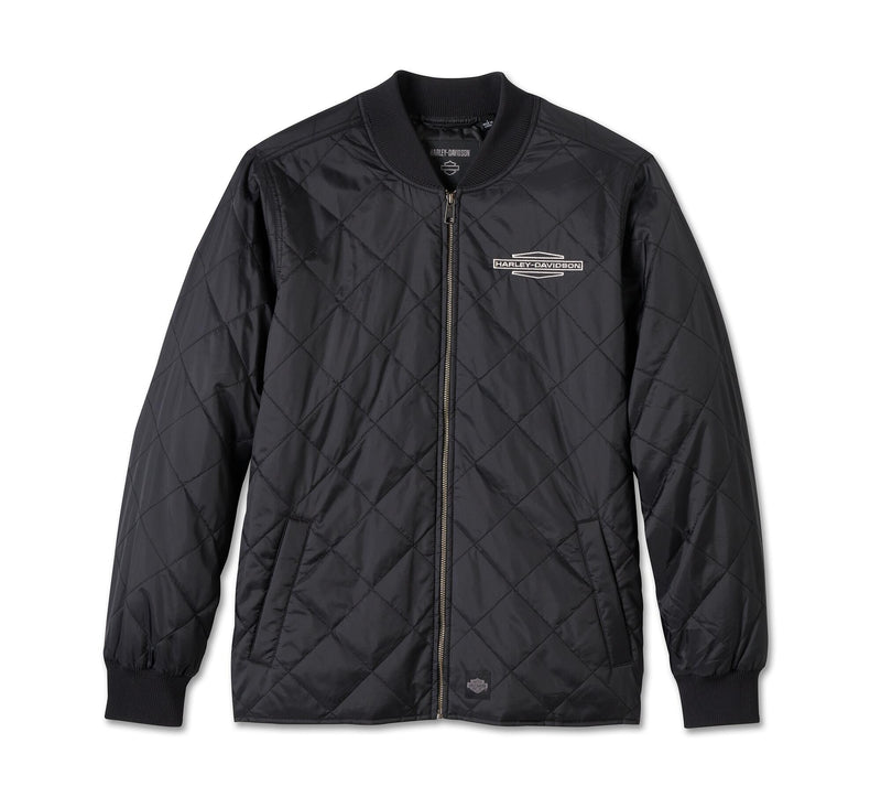 Load image into Gallery viewer, Men&#39;s Old English Stacked Bar &amp; Shield Jacket
