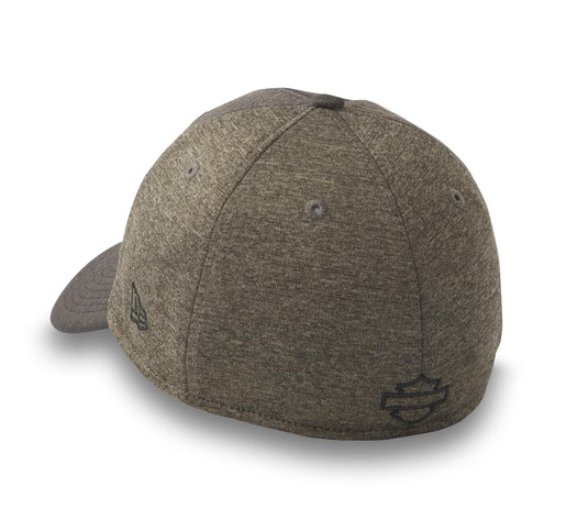 Drop H 39THIRTY Shadowtech Heather Stretch-Fit Basbeall Hat - Dark Charcoal