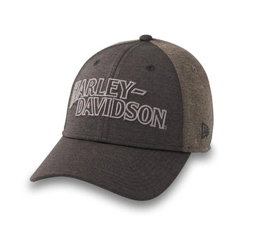 Drop H 39THIRTY Shadowtech Heather Stretch-Fit Basbeall Hat - Dark Charcoal