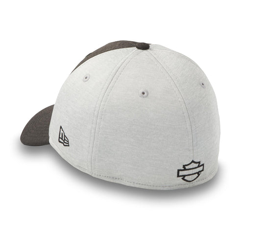 Drop H 39THIRTY Shadowtech Heather Stretch-Fit Basbeall Hat - Medium Grey Heather