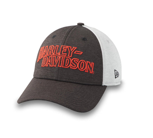 Drop H 39THIRTY Shadowtech Heather Stretch-Fit Basbeall Hat - Medium Grey Heather