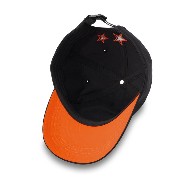 Load image into Gallery viewer, Women&#39;s Three Stars Bar &amp; Shield Adjustable Cap - Harley Black
