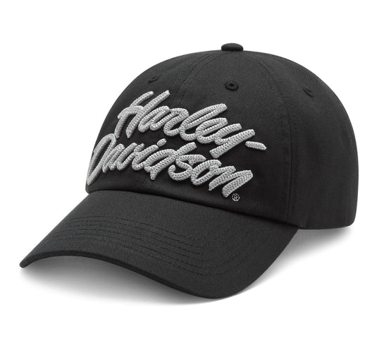 Men's Chainstitched Switchback Adjustable Cap - Black
