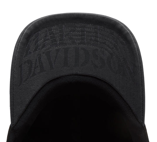 Men's Willie G Skull Softail Stretch Fit Cap
