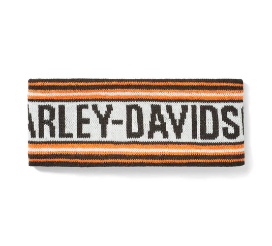 Women's Bar Font Reversible Earwarmer