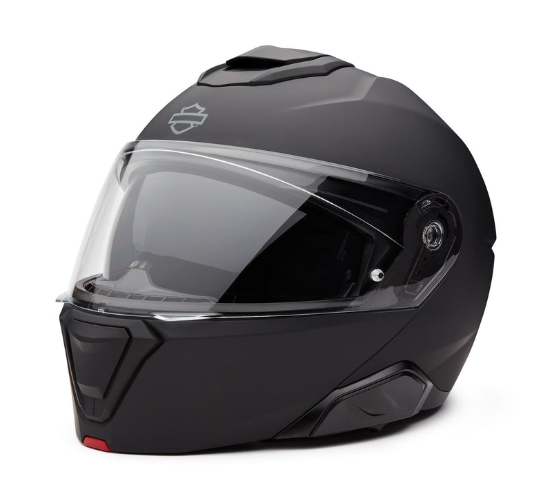 Load image into Gallery viewer, H-D Capstone Sun Shield III H35 Modular Helmet- Matte Black
