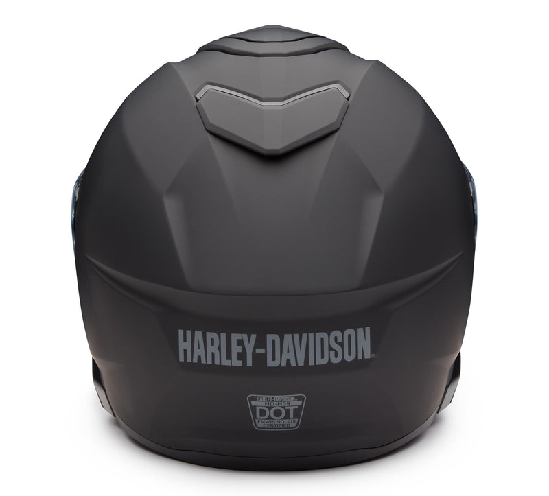 Load image into Gallery viewer, H-D Capstone Sun Shield III H35 Modular Helmet- Matte Black
